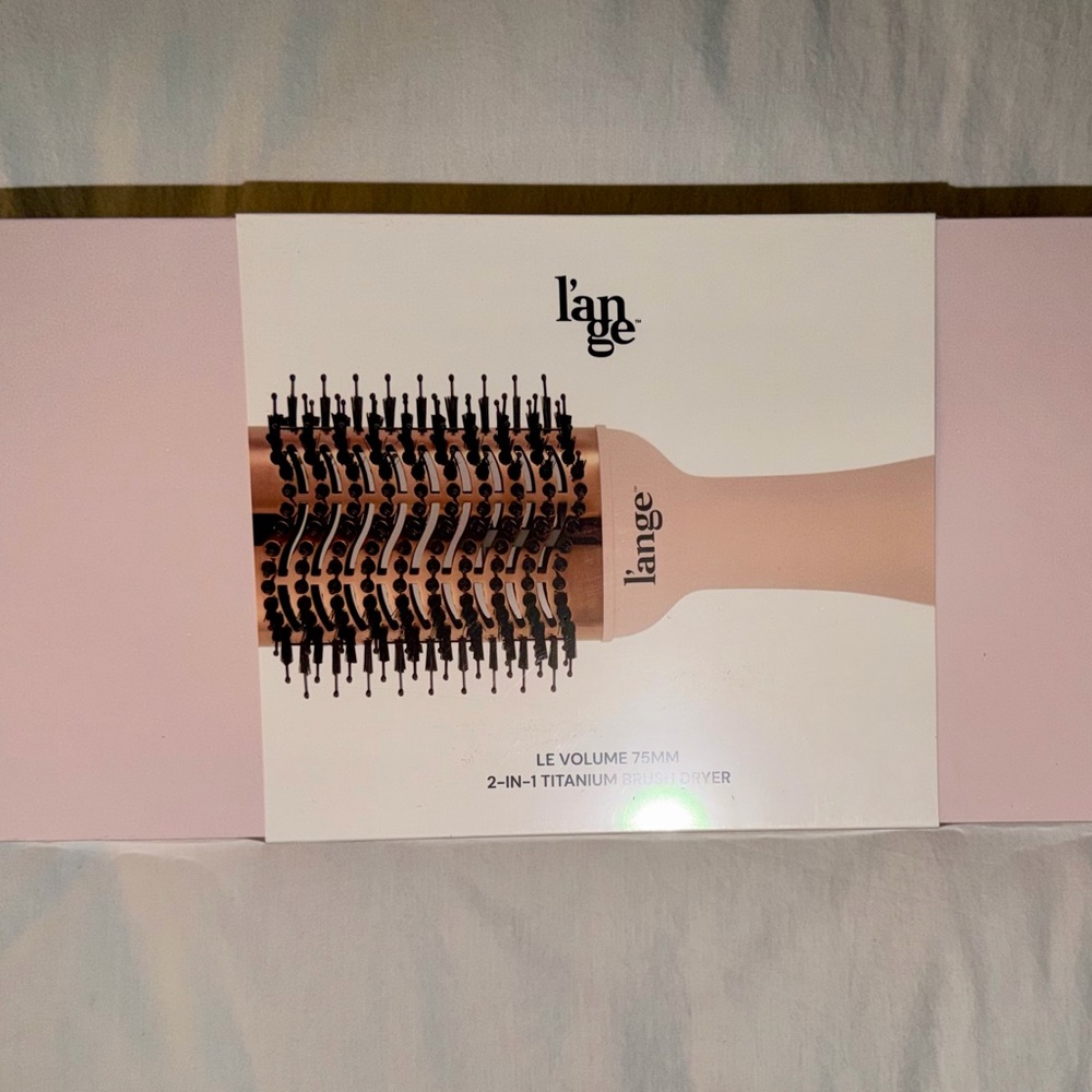 Lange Le Volume 2-in-1 Titanium Brush Dryer - Pink